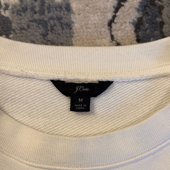 J. Crew Off-White Nashville Sweatshirt - Picture 2 of 3
